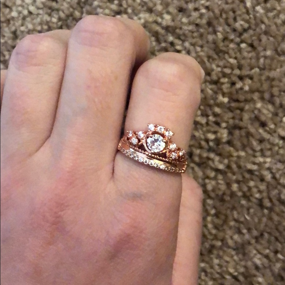 👑 Rose Gold Princess Ring 👑